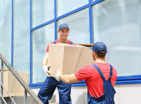 Local removals crew handling a flat move in Primrose Hill