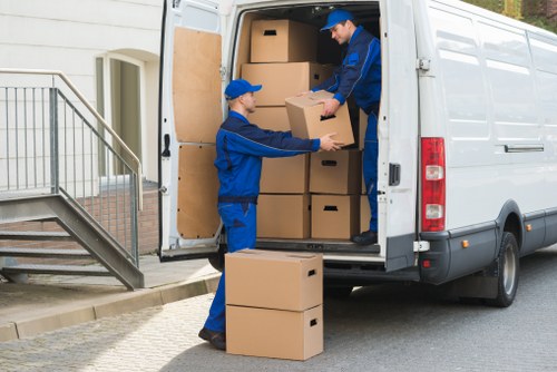 Local removals team handling furniture and boxes in Primrose Hill
