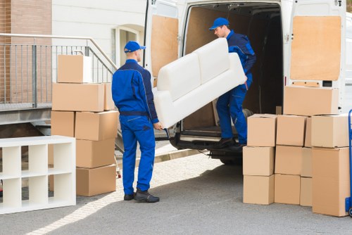 Office removals team planning a business move in Primrose Hill