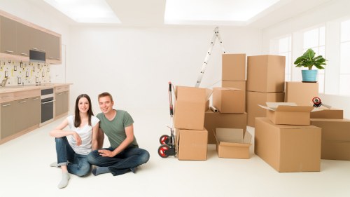 Careful loading of household furniture for a Primrose Hill relocation