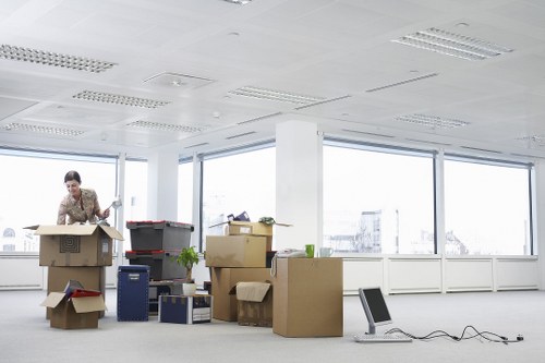 Commercial removals support for a small office near Primrose Hill