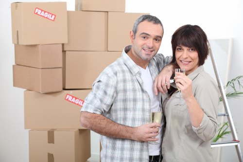 Furniture loading for a Primrose Hill home move